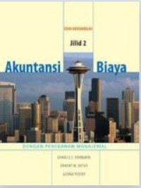 Image of Akuntansi Biaya : Penekanan Manajerial Jilid 2
