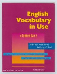 Image of English Vocabulary In Use Elementary