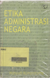 Image of Etika Administrasi Negara