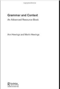 Image of Grammar And Context An Advanced Resource Book