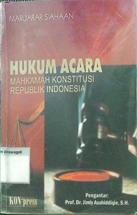 Image of hukum acara mahkamah konstitusi republik indonesia