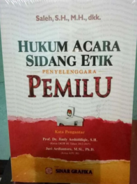 Image of Hukum Acara Sidang Etik Penyelenggaraan Pemilu