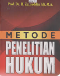 Image of Metode Penelitian Hukum
