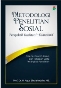 Image of Metodologi Penelitian Sosial : Perspektif Kuantitatif dan Kualitatif