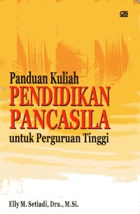 Image of Panduan Kuliah Pendidikan Pancasila untuk Perguruan Tinggi
