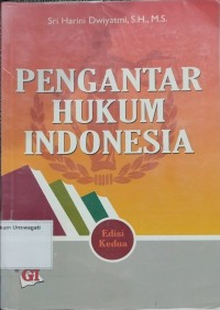 Image of pengantar hukum indonesia